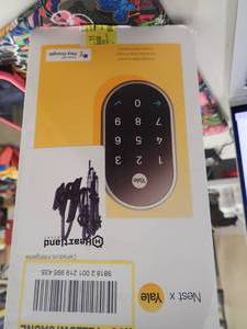 Yale Nest  Yale Lock.  Satin nickel