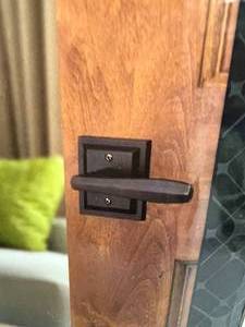 BALDWIN Prestige Torry Lever Square Venetial Bronze Hall & Closet