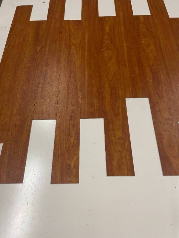 lot 200 image: 360 SF Metroflor glue down Luxury Vinyl Plank (LVP) Commonweath Coml  4 x 36 plank flooring G- 4