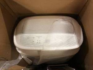 lot 11 image: Toshiba 8,000 BTU (6,000 BTU DOE) 115-Volt Portable Air Conditioner with Dehumidifier Mode and Remote for rooms up to 250 sf Damaged Customer Returns See Pictures