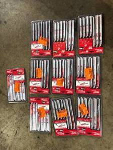 lot 27 image: Lot of Milwaukee SAWZALL Metal Cutting Bi-Metal Reciprocating Saw Blade Set (16-Piece) with 2 Carbide Blades    Customer Returns See Pictures