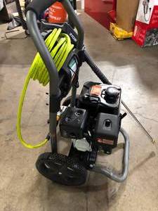 lot 32 image: RYOBI 2900 PSI 2.5 GPM Cold Water Gas Pressure Washer with 212cc Engine  Customer Returns See Pictures