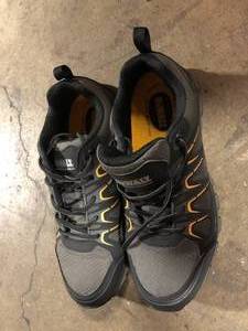 lot 45 image: DEWALT Mens Angle II PT Nylon Mesh ProLite Work Shoe - Soft Toe - BlackYellow Size 10.5(M)   Customer Returns See Pictures