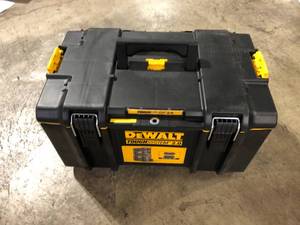 lot 48 image: DEWALT TOUGHSYSTEM 2.0 22 in. W Modular Tool Box Customer Returns See Pictures