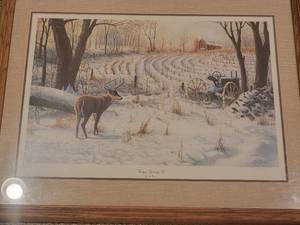 lot 28 image: Winter Retreat III singed Jim Hansel 791800
