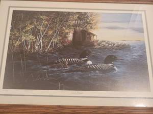 lot 31 image: Loon Family singed Donald Blakney 666980