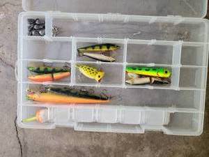 lot 60 image: Casting Lures Fishing Tackle Group A