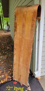 lot 64 image: Vintage Six Foot Toboggan