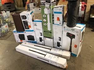lot 2 image: Lot of Assorted Mailboxes and Posts Various Sizes and Conditions Customer Returns See Pictures