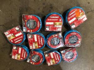lot 3 image: Lot of Husky 14 in. x 50 ft. Poly Air Hose and Air Accessories Kit (17-Pieces) Customer Returns See Pictures