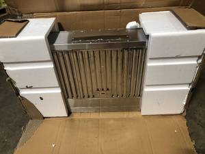 lot 14 image: 36 in. 900 CFM Ducted Under Cabinet Range Hood in Stainless Steel with LED light  Customer Returns See Pictures