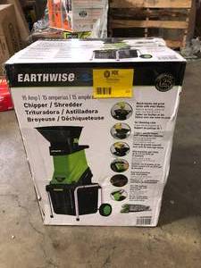 lot 33 image: Earthwise 1.25 in. 15 Amp Electric Corded Chipper Shredder Customer Returns See Pictures