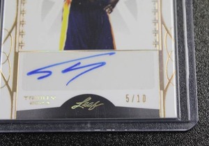 lot 31 image: 2023 Leaf Trinity Shaquille ONeal Autograph #SO1 510  Only 10 Exist