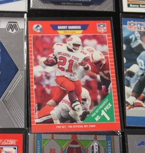 lot 74 image: Barry Bonds Football Card Lot  20 Cards w 1989 Score Rookie Card