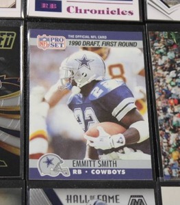 lot 76 image: Emmitt Smith Football Card Lot  20 Cards w 1990 Pro Set Rookie Card