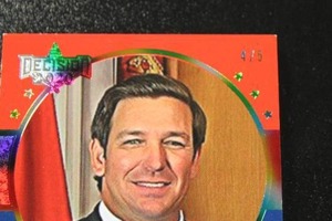 lot 77 image: Decision 2020 Super Political Gems Ron Desantis Gem Relic 45  Only 5 Exist