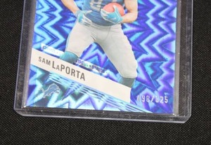 lot 81 image: 2023 Elite Status Sam LaPorta #180 490625 Rookie Card  Only 625 Exist