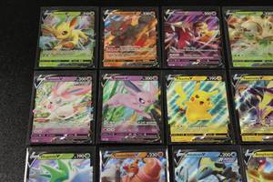 lot 103 image: Pokemon Full Art V Hit Lot  20 V Cards