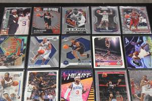 lot 112 image: Allen Iverson Basketball Card Lot  20 Cards w 1996-97 Stadium Club Rookie Card