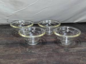 lot 110 image: Set Of Four Glass Bowls