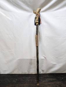 lot 131 image: Inca Folk Art Walking Stick