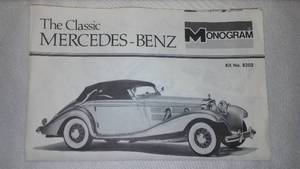 Monogram Mercedes-Benz, 124 scale Model.
