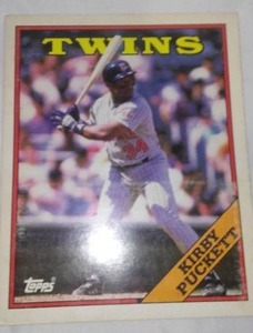 Kirby Puckett Topps School Folder, Very Rare.