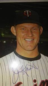 Jim Kaat M.N. Twins 1966 8x10 Color Photograph.