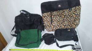 Bag Assortment. Leather Shoulder Bag.