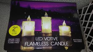 12 LED Votive Flameless Candles