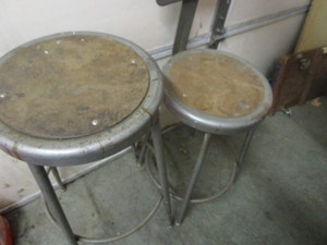 lot 47 image: Metal Stools