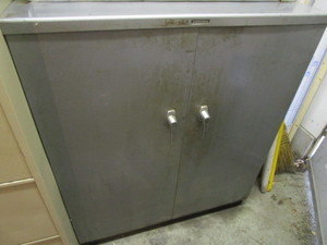 lot 22 image: Steelcase Double Door Cabinet