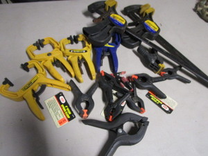 lot 90 image: Clamps Quik Grip & Spring