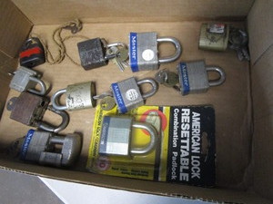 lot 111 image: Padlocks with Keys