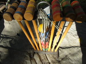 lot 157 image: Vintage Croquet Set