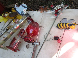 lot 177 image: Bird Feeders, Stakes