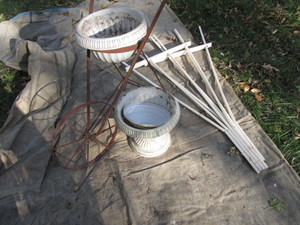 lot 184 image: Planter Stand, Trellises