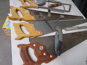lot 234 image: Carpenter, Meat, Coping Saws