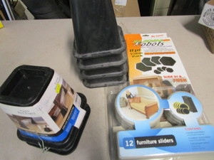 lot 248 image: Bed Risers, Furniture Slides