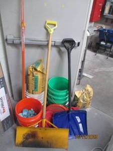Assorted Lot - Winter Supplies, Concrete, etc.