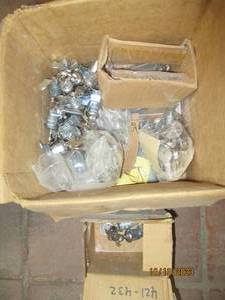 Large lot of locks with keys