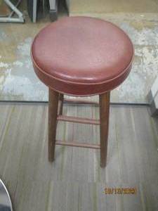 Vinyl topped stool