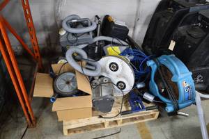 Assorted Industrial Carpet Cleaning Equipment, Etc. - For Parts