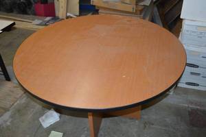 Round Office Table, Identical Table Included