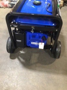 lot 1 image: DUROMAX 120009500-Watt Dual Fuel Electric Start GasolinePropane Portable Home Power Back Up Generator with CO Alert Sensor-Tested and working as expected - you will receive what you see in the picture