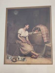 lot 79 image: Paul Peel Print Mother