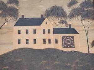 lot 44 image: Warren Kimble Primitive American Print