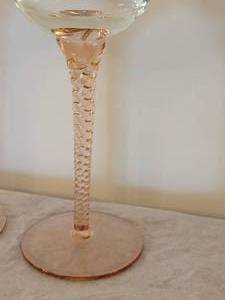 lot 45 image: Twisted Stem Wine Glasses