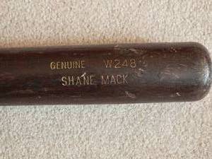 lot 3 image: GAME USED Major League Baseball Bat - Shane Mack