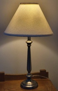 lot 55 image: Industrial Chic Polished Metal Table Lamp A